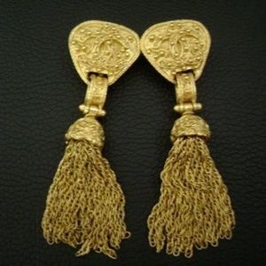 Chanel Vintage Dangle Swing large size earring